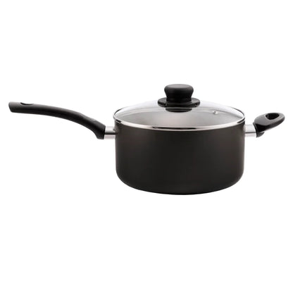 22cm Non Stick Sauce Pan & Glass Lid