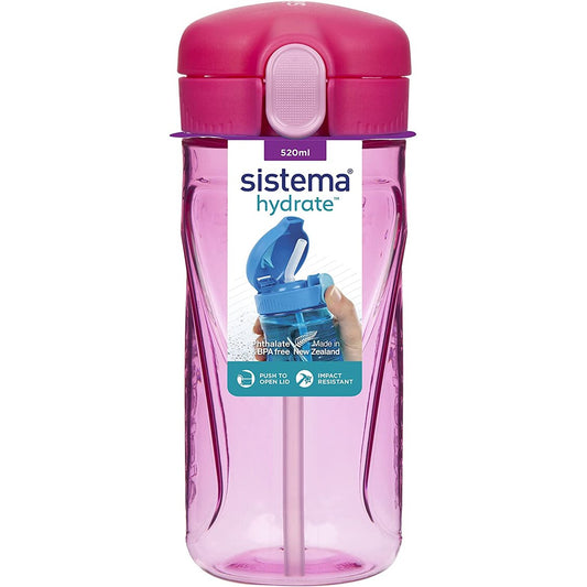 Sistema 520ml Tritan Quick Flip Bottle