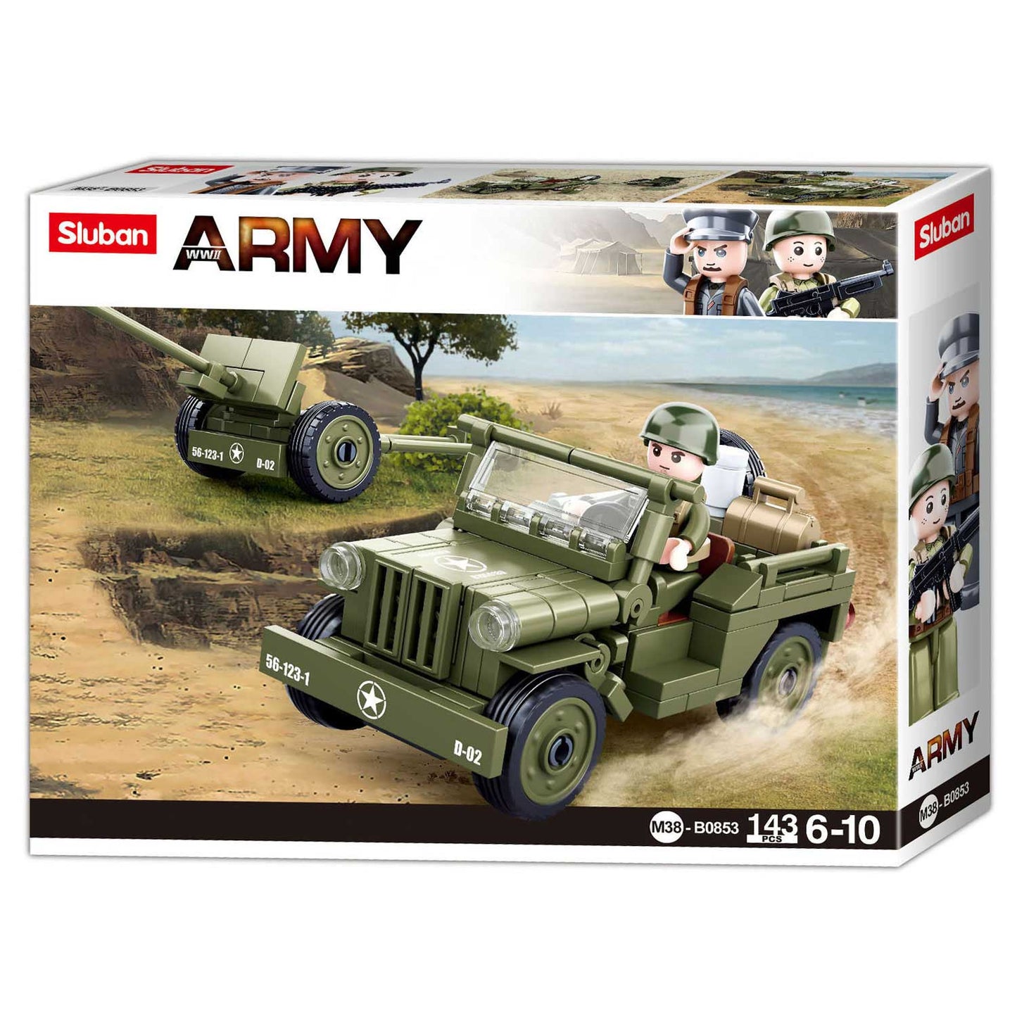 Sluban WW11 Willys Jeep