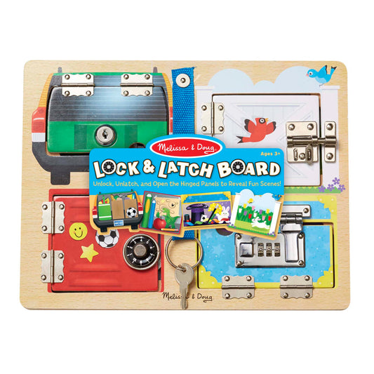 Melissa & Doug Lock & Latch Board