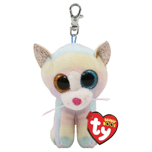 TY Heather Cat Beanie Boo Keyclip