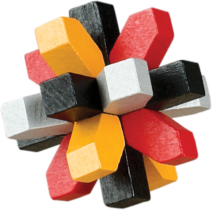 Iq Buster Wooden Puzzle Colour