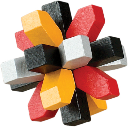 Iq Buster Wooden Puzzle Colour