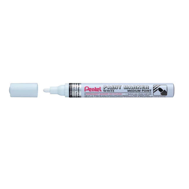 Pentel Paint Marker White Medium Nib