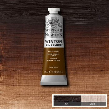 Winsor & Newton Winton Oil Colour 37ml Burnt Umber 3