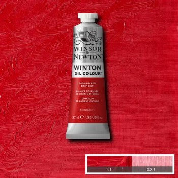 Winsor & Newton Winton Oil Colour 37ml Cadmium Red Deep 6