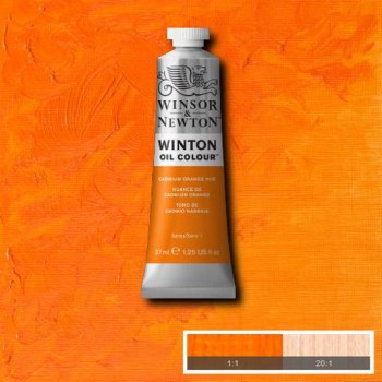 Winsor & Newton Winton Oil Colour 37ml Cadmium Orange 4