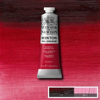 Winsor & Newton Winton Oil Colour 37ml  Permanent Crimson Lake 17