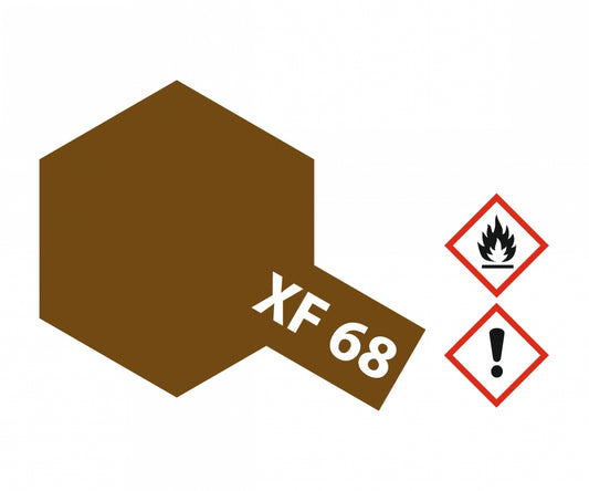 Tamiya Acrylic Mini Paint Flat Nato Brown XF-68