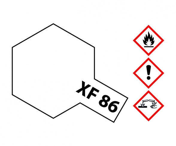 Tamiya Acrylic Mini Paint Flat Clear XF-86