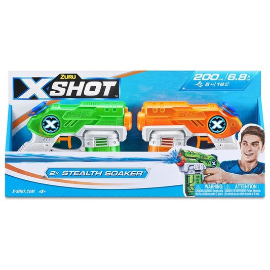 X Shot Stealth Soaker Twin Pack