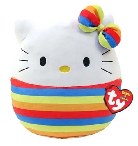 TY Hello Kitty Rainbow 35cm Squishaboo