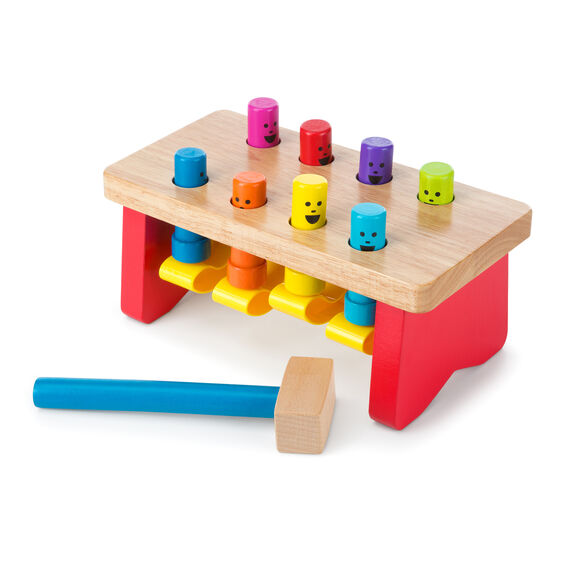 MELISSA & DOUG WOODEN DELUXE POUNDING BENCH