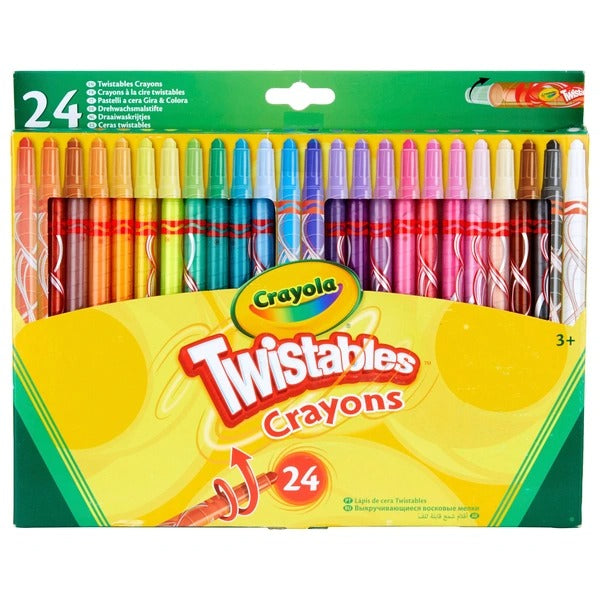 CRAYOLA TWISTABLE CRAYONS 24 PACK