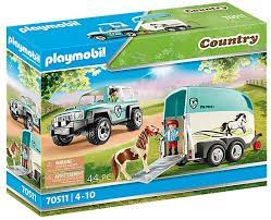 PLAYMOBIL 70511 CAR WITH PONY TRAILER