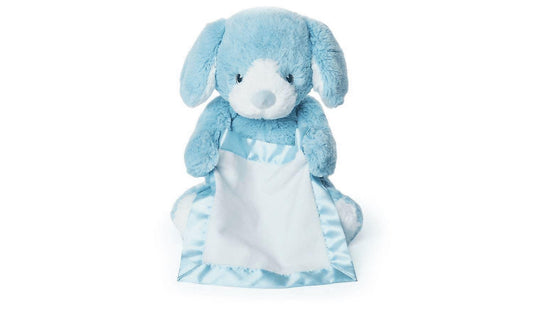 GUND PEEK A BOO PUPPY BLUE