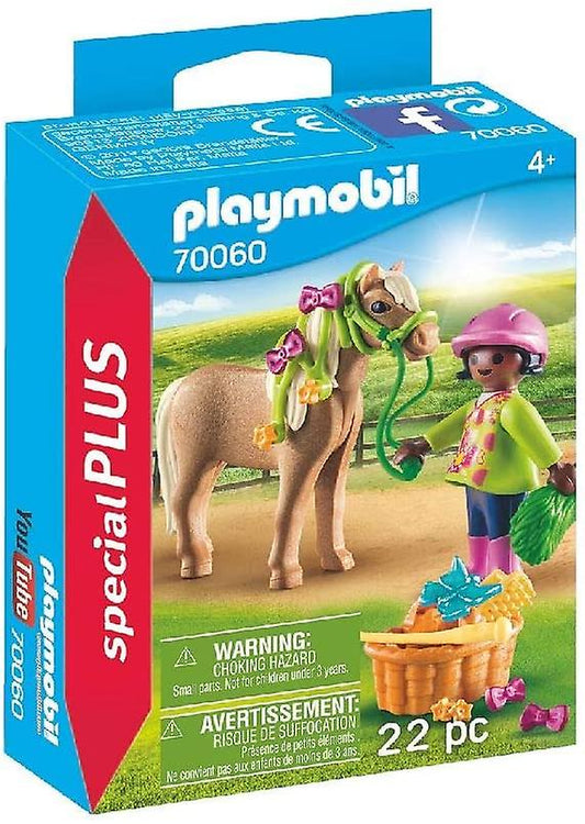 PLAYMOBIL 70060 GIRL WITH PONY