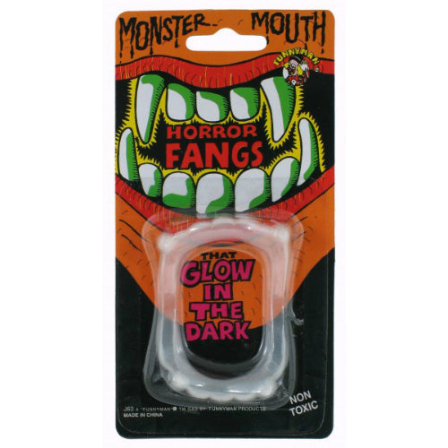 MONSTER GLOW TEETH PRACTICAL JOKE