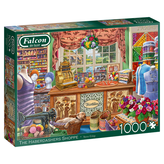 FALCON THE HABERDASHERS SHOPPE 1000 PIECE JIGSAW PUZZLE