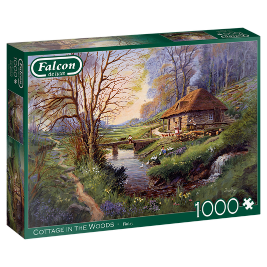 FALCON COTTAGE IN THE WOODS 1000 PIECE JIGSAW PUZZLE