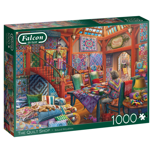 FALCON THE QUILT SHOP 1000 PIECE JIGSAW PUZZLE