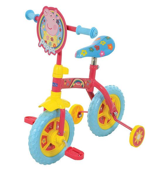 PEPPA PIG 10 INCH 2 IN 1 TRAINING BIKE