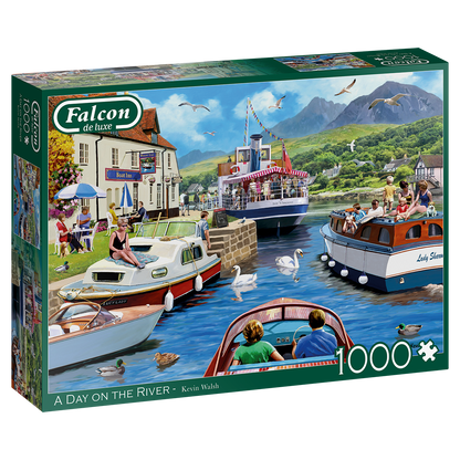 FALCON A DAY ON THE RIVER 1000 PIECE JIGSAW PUZZLE