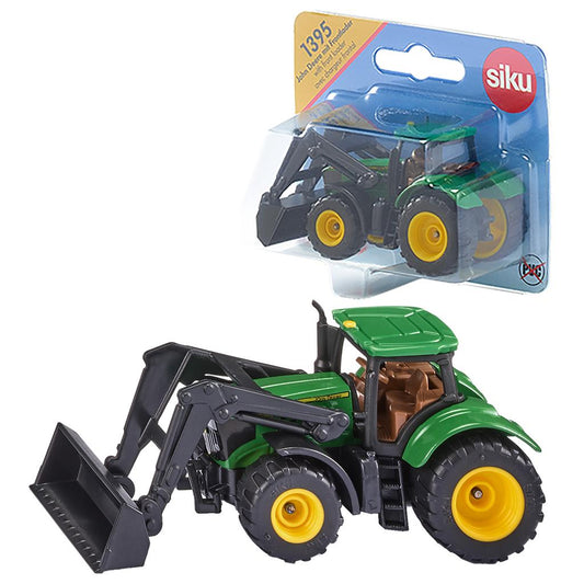 SIKU 1395 VEHICLE JOHN DEERE W/FRONT LOADER 1:87 SCALE