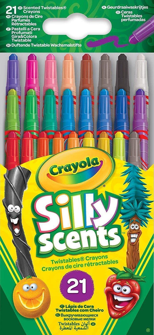 CRAYOLA 21 SILLY SCENTS TWISTABLE