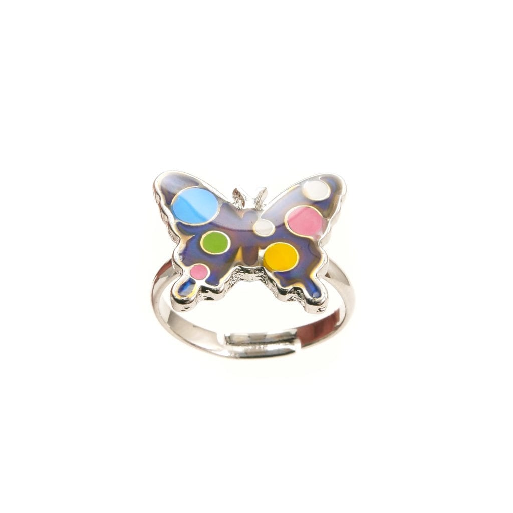 BUTTERFLIES & BANDS MOOD RINGS ASSORTED