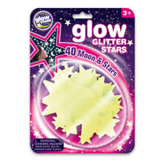 Glow Glitter Stars