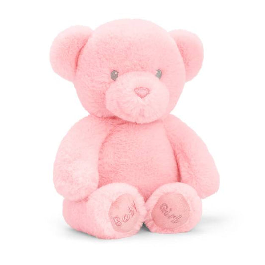 Keel Eco Baby Girl Bear 35cm Soft Toy