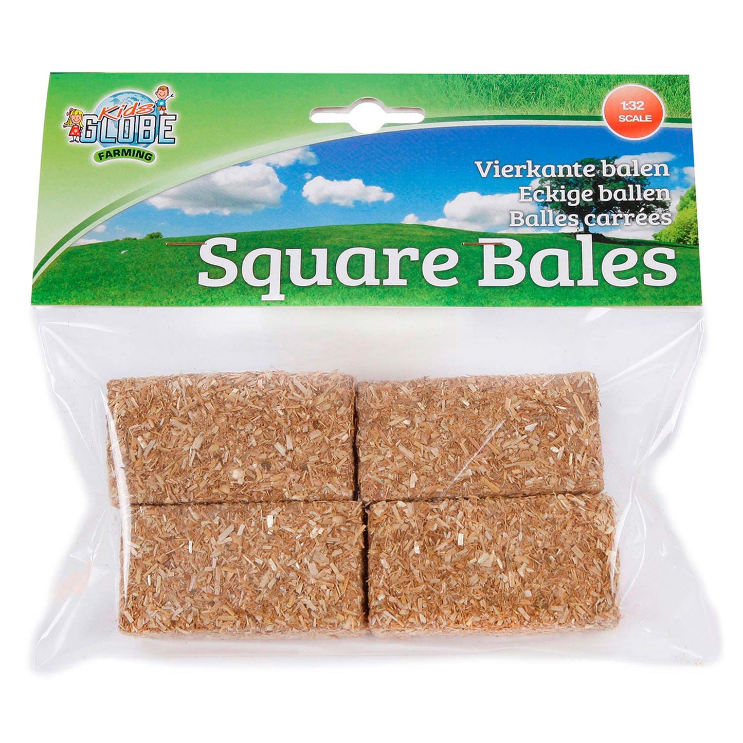 1:32 SQUARE BALES - SET OF 4