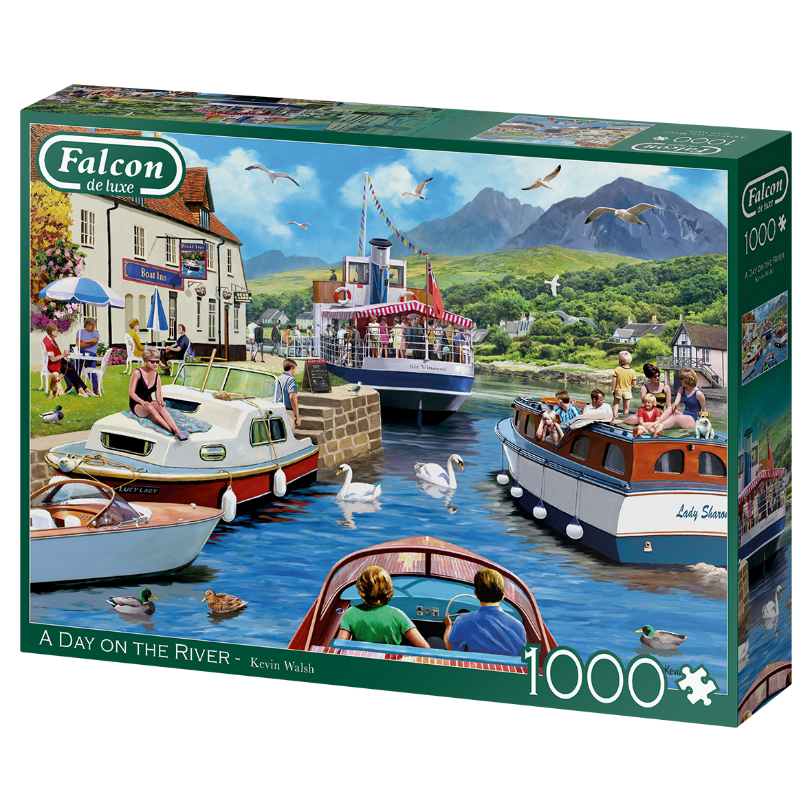 FALCON A DAY ON THE RIVER 1000 PIECE JIGSAW PUZZLE