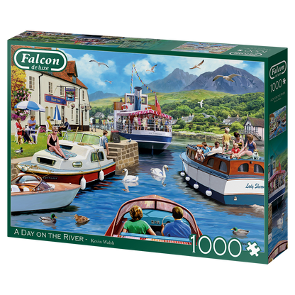 FALCON A DAY ON THE RIVER 1000 PIECE JIGSAW PUZZLE