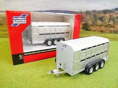 Britains Ifor Williams Tri-Axle Livestock Trailer