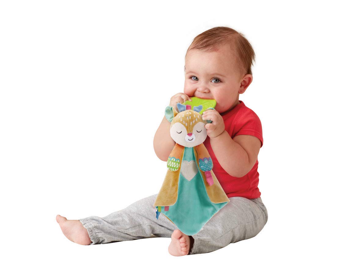 VTECH MY FRIEND FAWN COMFORT BLANKET AND TEETHER