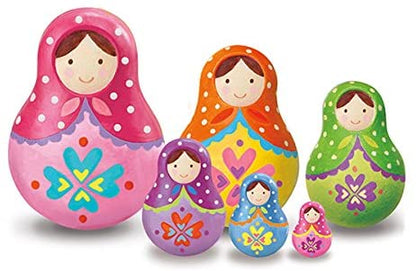 Paint Your Own Trinket Box - Russian Dolls
