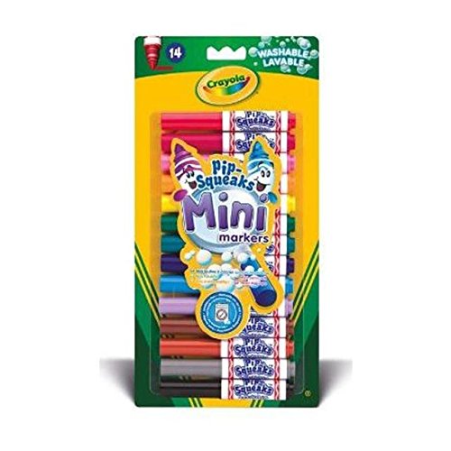 CRAYOLA 14 PIP SQUEAKS MINI MARKERS