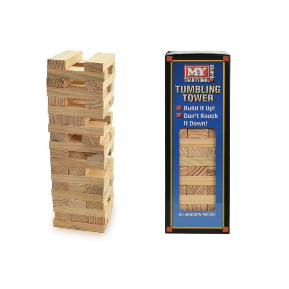 WOODEN TUMBLING TOWER