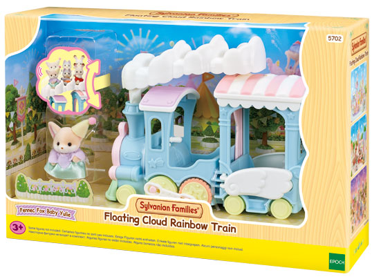 Sylvanian Families Floating Cloud Rainbow Train