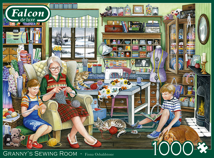 FALCON GRANNY'S SEWING ROOM 1000 PIECE JIGSAW PUZZLE