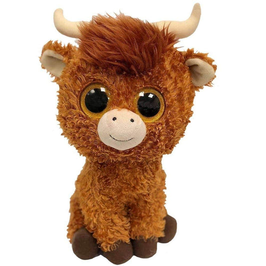 TY ANGUS HIGHLAND COW BEANIE BOO MEDIUM 22.5CM