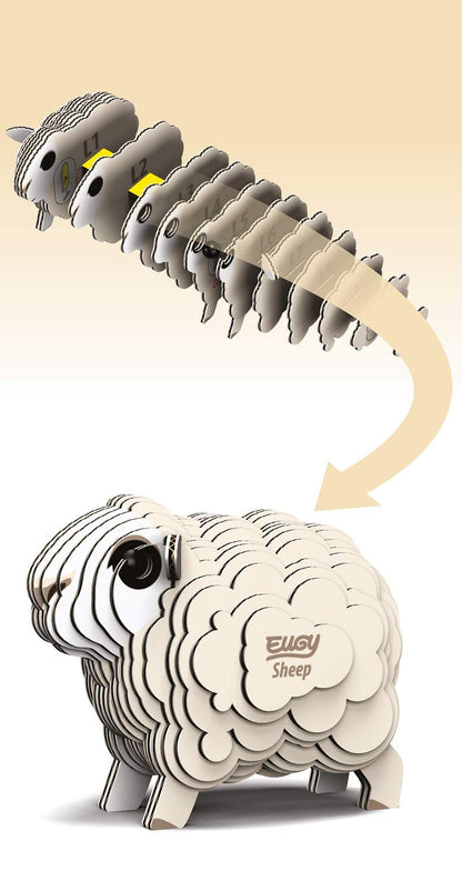EUGY 3D Model Sheep Craft Kit