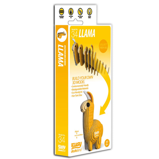 EUGY Llama 3D Model Craft Kit