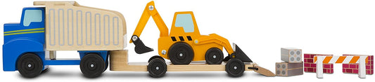 MELISSA & DOUG DUMP TRUCK AND LOADER