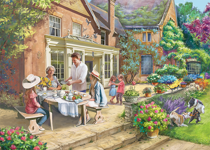 FALCON COUNTRY RETREAT 1000 PIECE JIGSAW PUZZLE