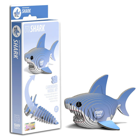 EUGY 3D Model Shark Craft Kit