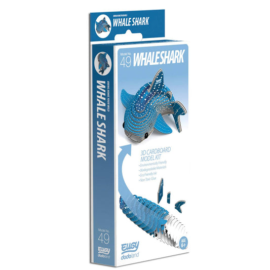 EUGY Whale Shark 3D Model Craft Kit
