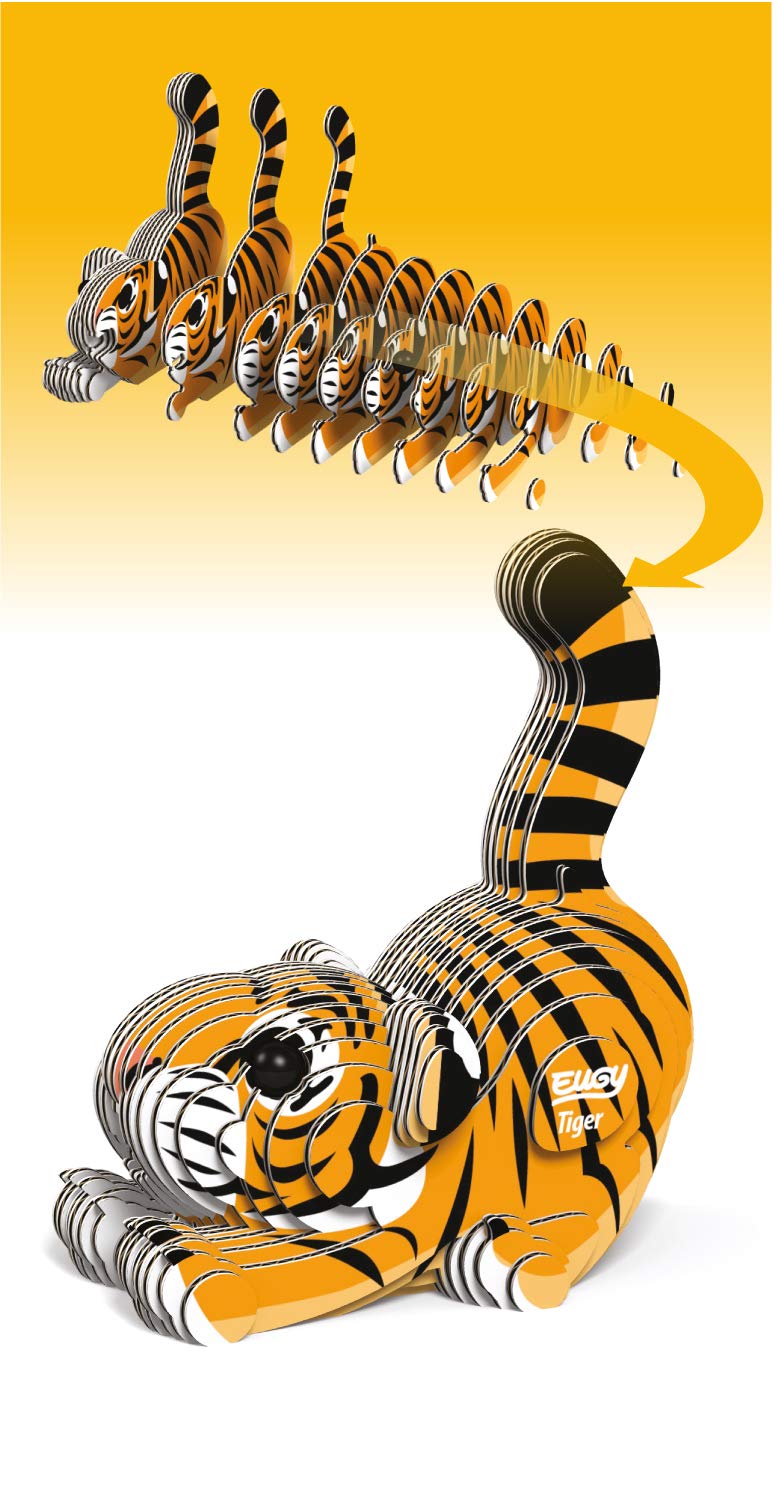 EUGY 3D Model Tiger Craft Kit